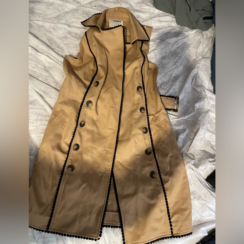 L’agence sleeveless jacket